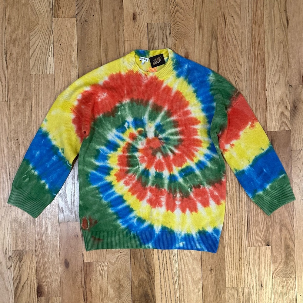 Loewe x Paula’s Ibiza Tie-Dye Print Cashmere Sweater